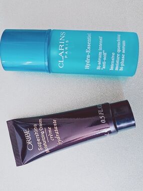 Sephora Blue and Teal Hair Serum and Cream Minis Duo Bundle